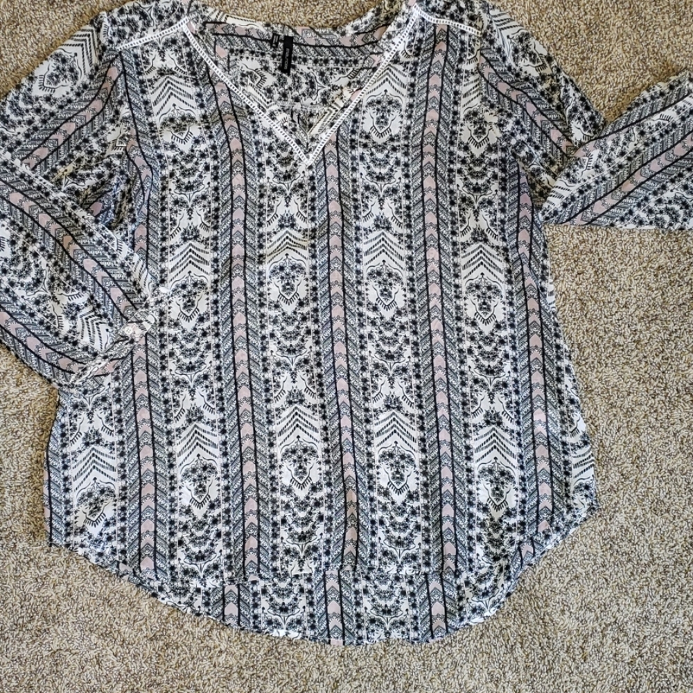 3/4 sleeve blouse